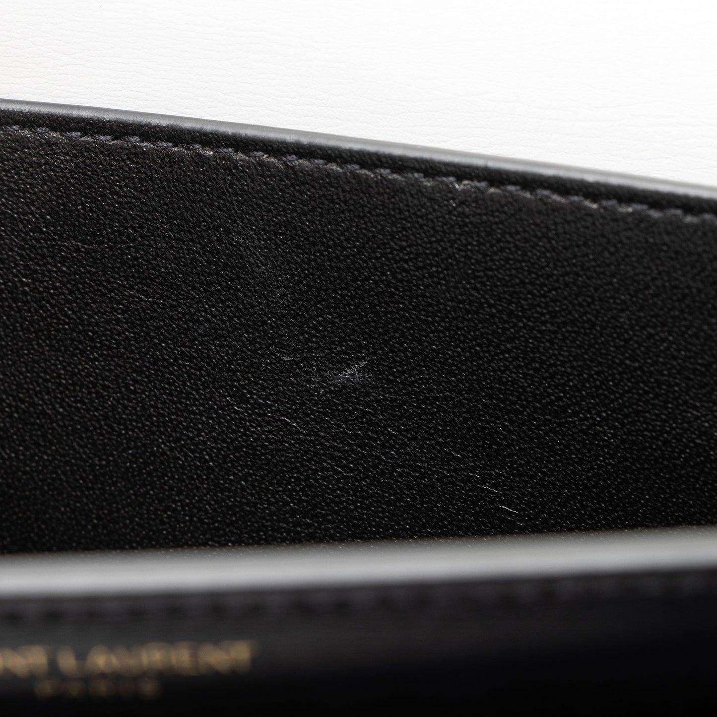 Saint Laurent Bi-Color Grained Calfskin Monogram Sunset Medium Shoulder Bag 1CzWjR