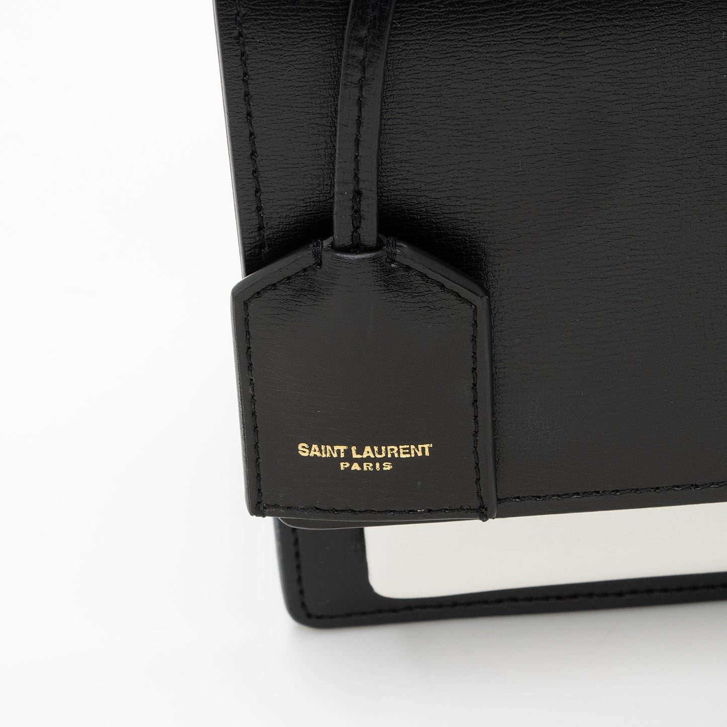 Saint Laurent Bi-Color Grained Calfskin Monogram Sunset Medium Shoulder Bag 1CzWjR