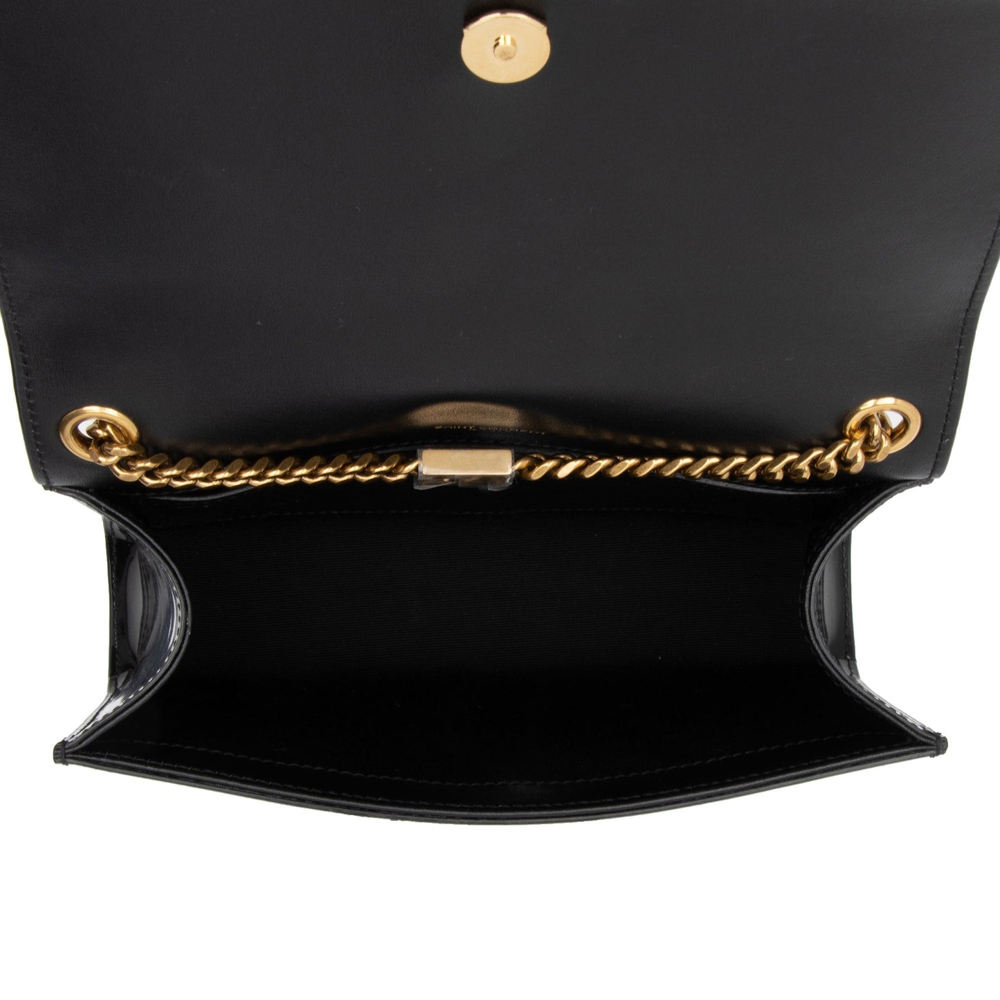 Saint Laurent Nappa Leather Bicolor Kate Small Shoulder Bag ru59Gl