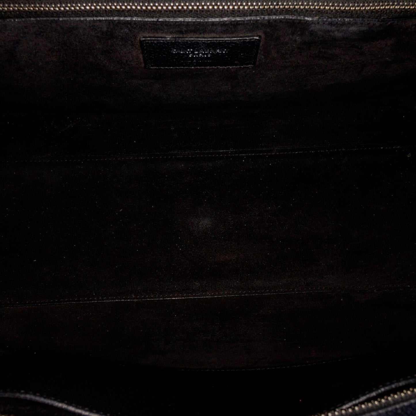 Saint Laurent Cabas Rive Gauche Leather Satchel (SHG-23851