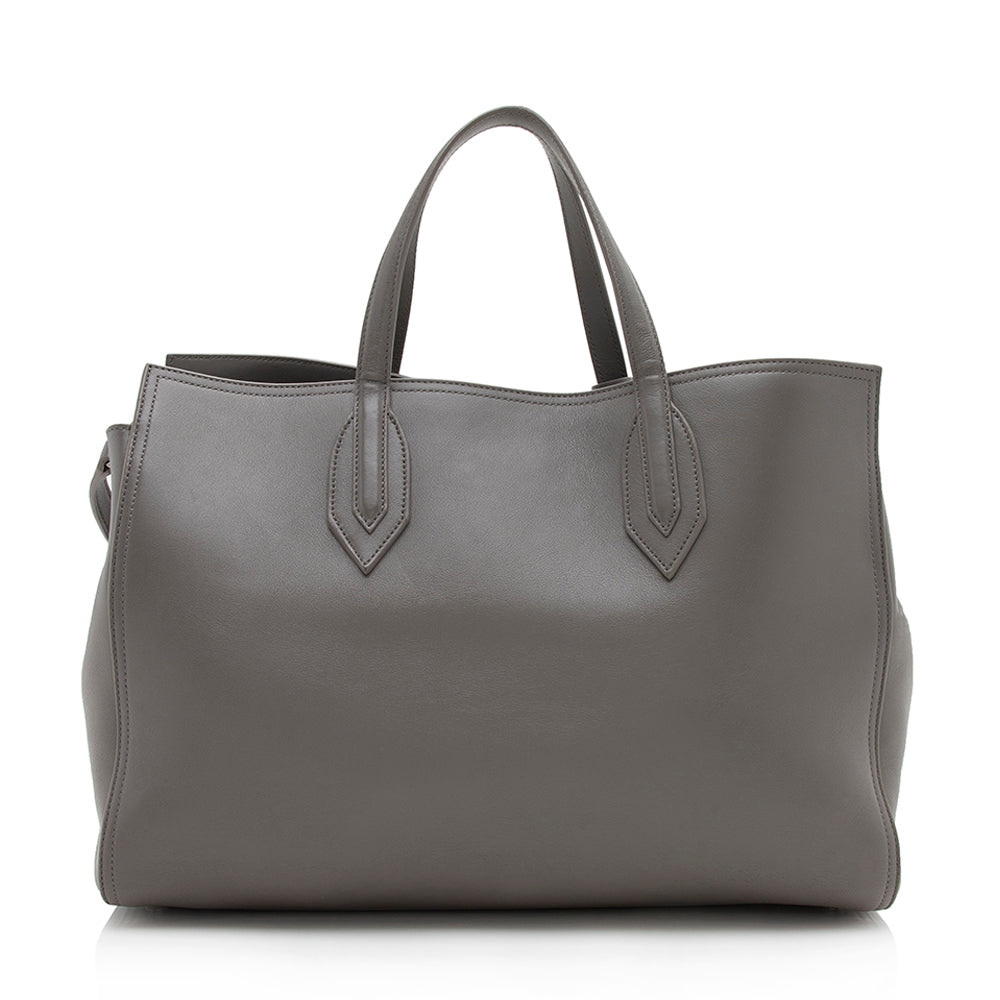Saint Laurent Calfskin Amber Medium Tote 12534