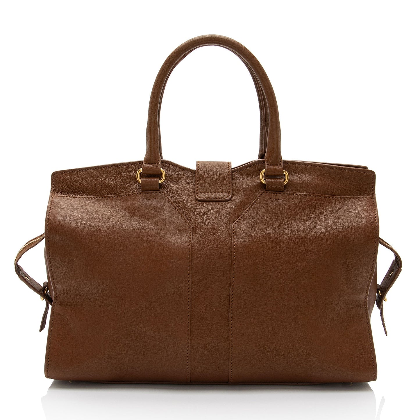 Saint Laurent Calfskin Cabas Chyc Medium Tote Ivua2g