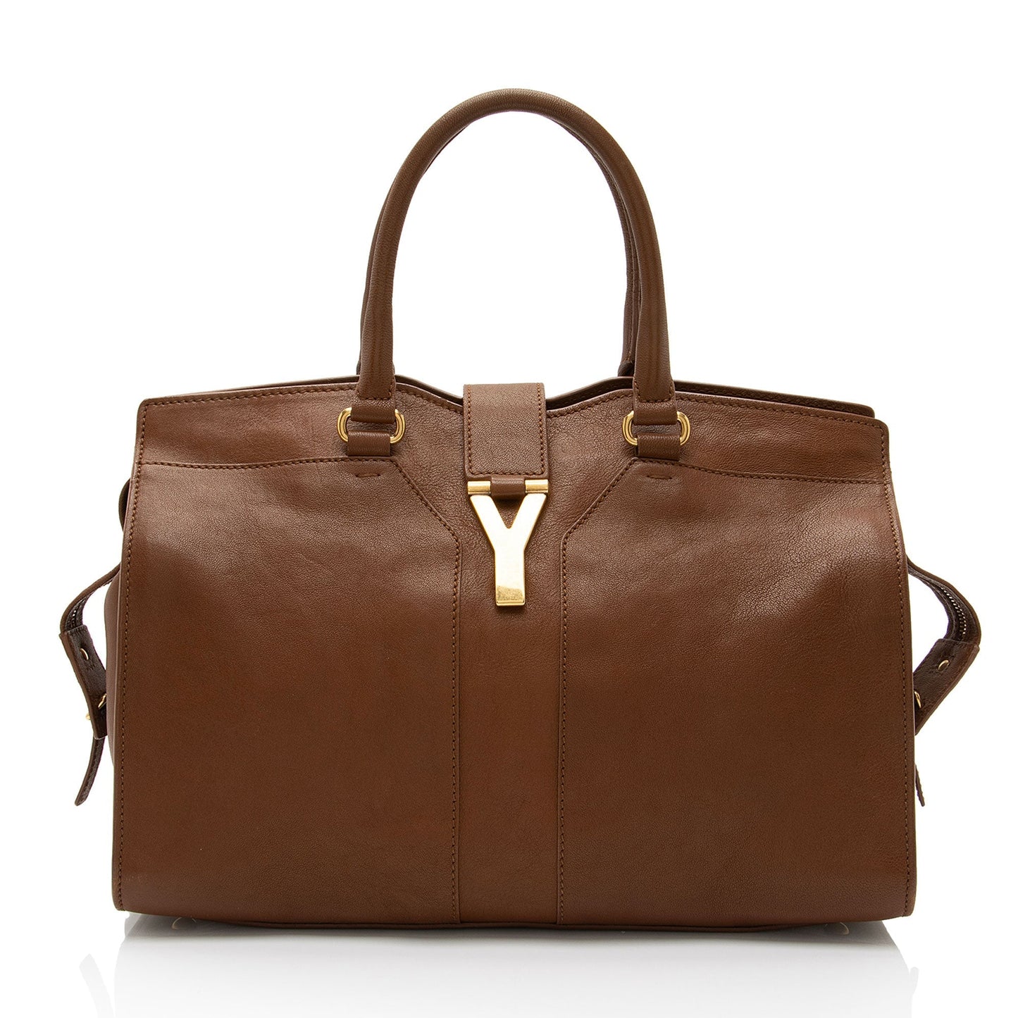 Saint Laurent Calfskin Cabas Chyc Medium Tote Ivua2g