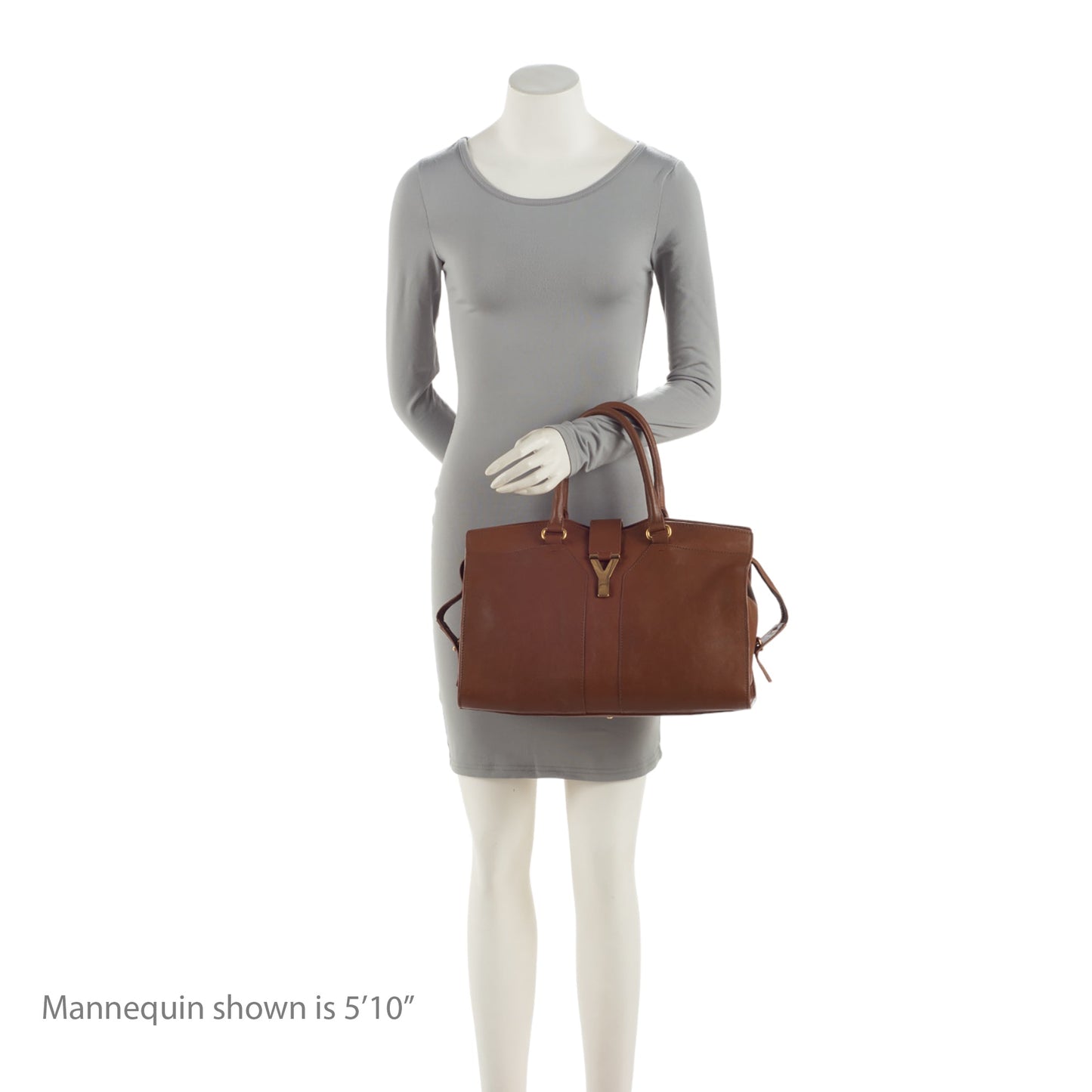 Saint Laurent Calfskin Cabas Chyc Medium Tote Ivua2g