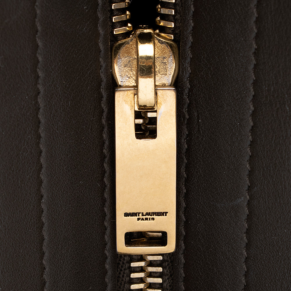 Saint Laurent Calfskin Cabas Downtown Small Satchel 19706