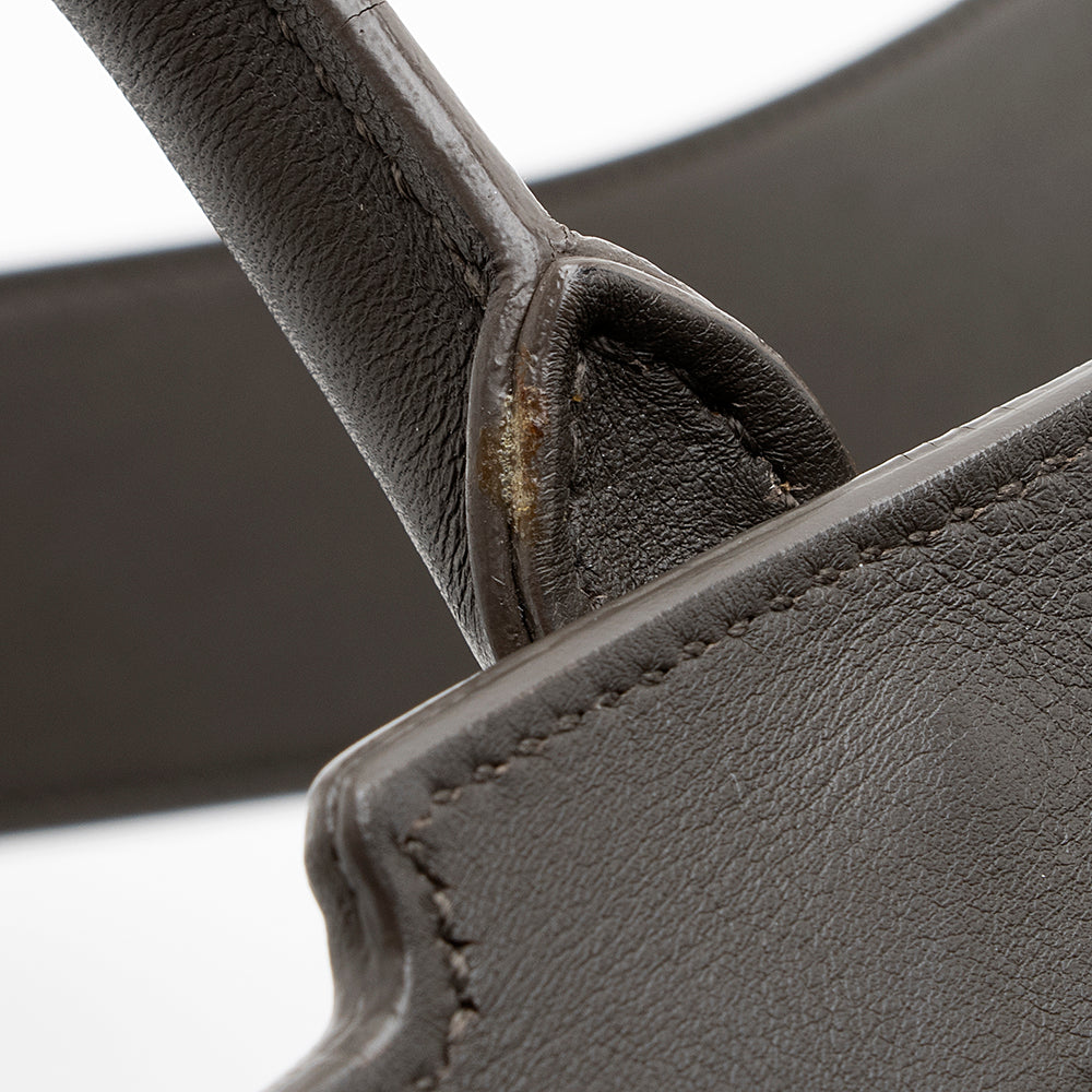 Saint Laurent Calfskin Cabas Downtown Small Satchel 19706