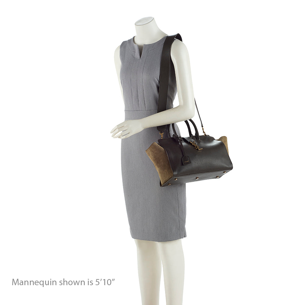 Saint Laurent Calfskin Cabas Downtown Small Satchel 19706