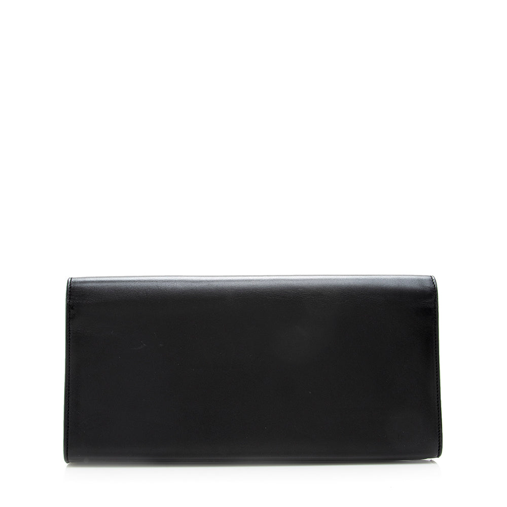 Saint Laurent Calfskin Cassandra Tassel Clutch 18666