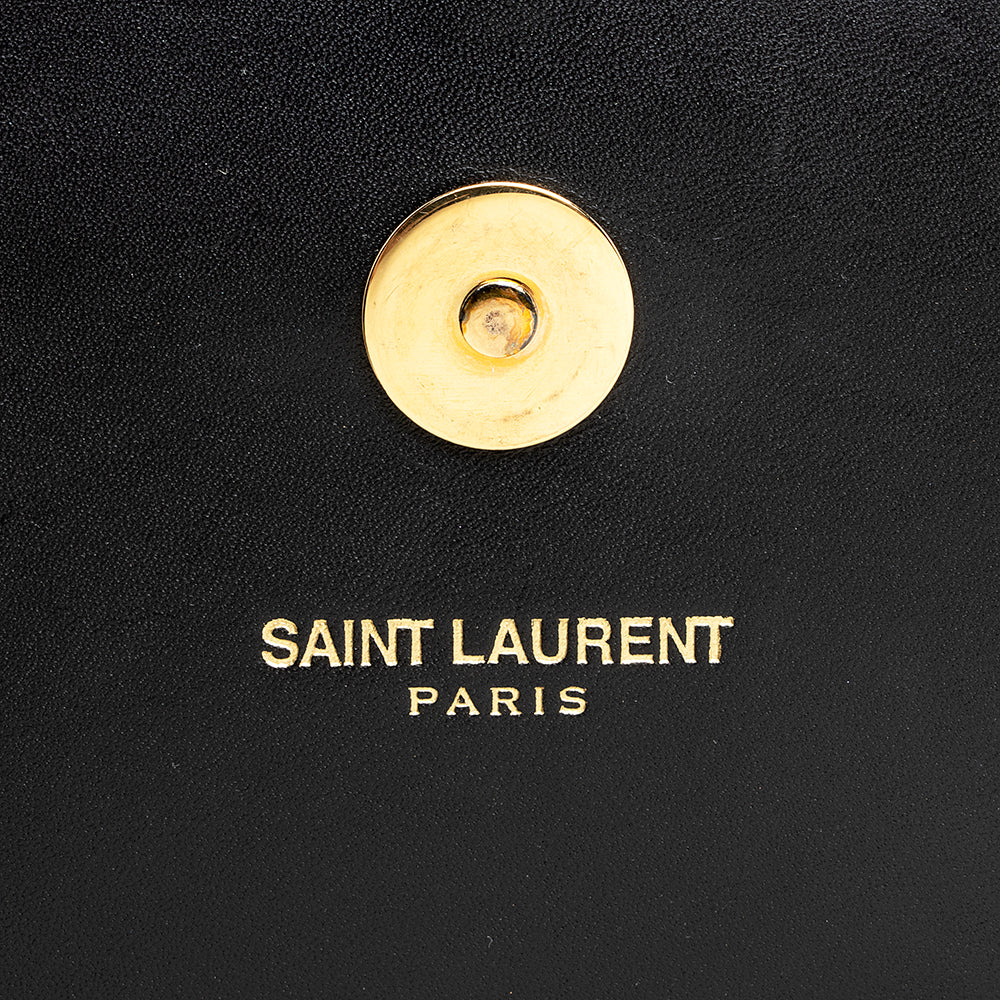 Saint Laurent Calfskin Cassandra Tassel Clutch 18666