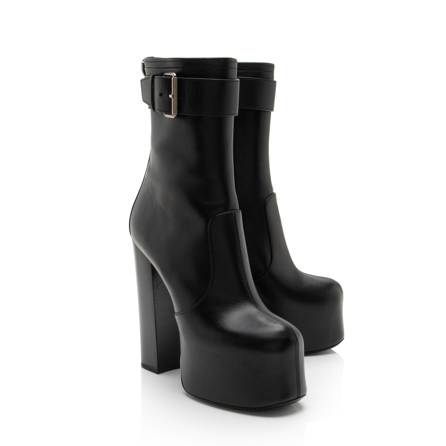 Saint Laurent Calfskin Cherry Platform Boots - Size 9 / 39 edz4VV