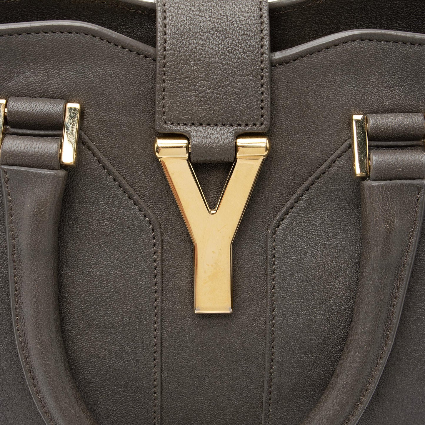 Saint Laurent Calfskin Classic Cabas Y Small Tote 23162