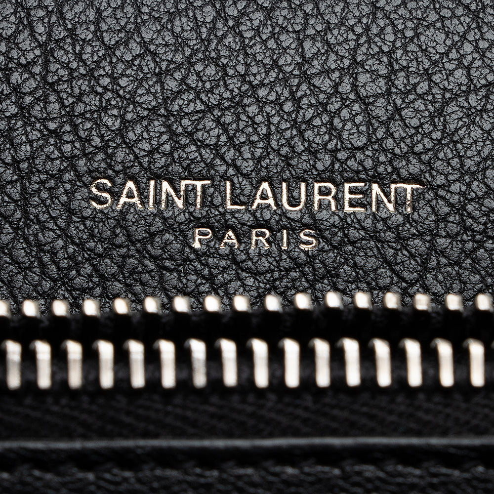Saint Laurent Matelasse Calfskin Classic Monogram College Large Shoulder Bag 21810
