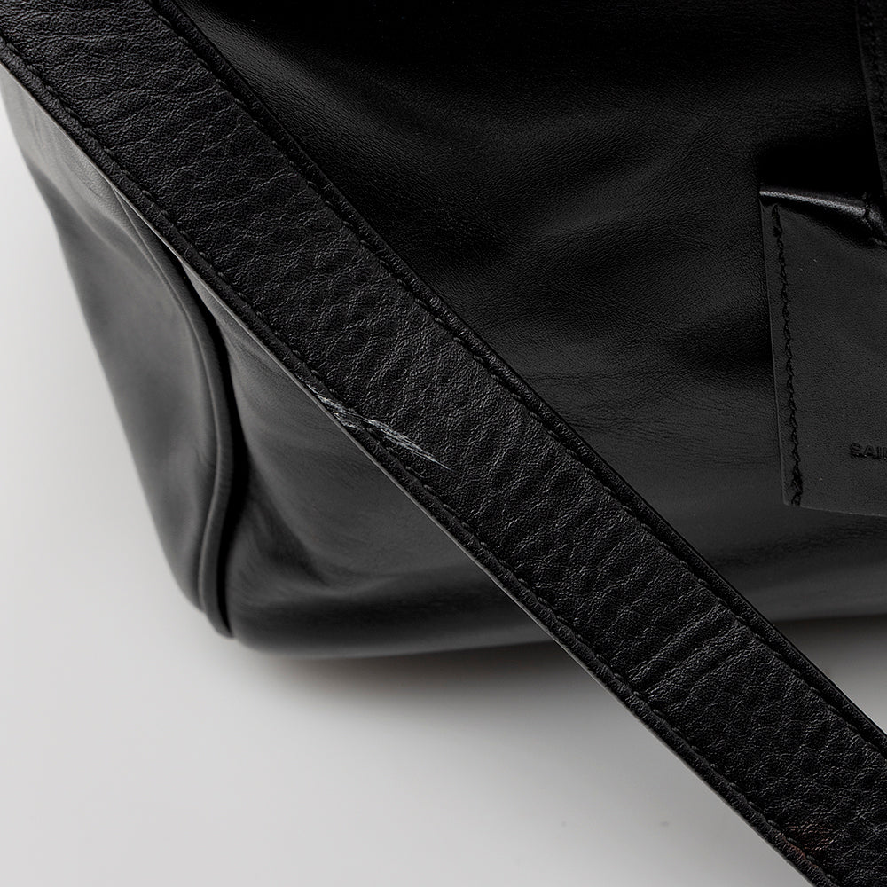 Saint Laurent Calfskin Duffle 12 Satchel 14163