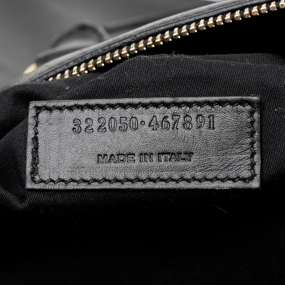 Saint Laurent Calfskin Duffle 12 Satchel 14163