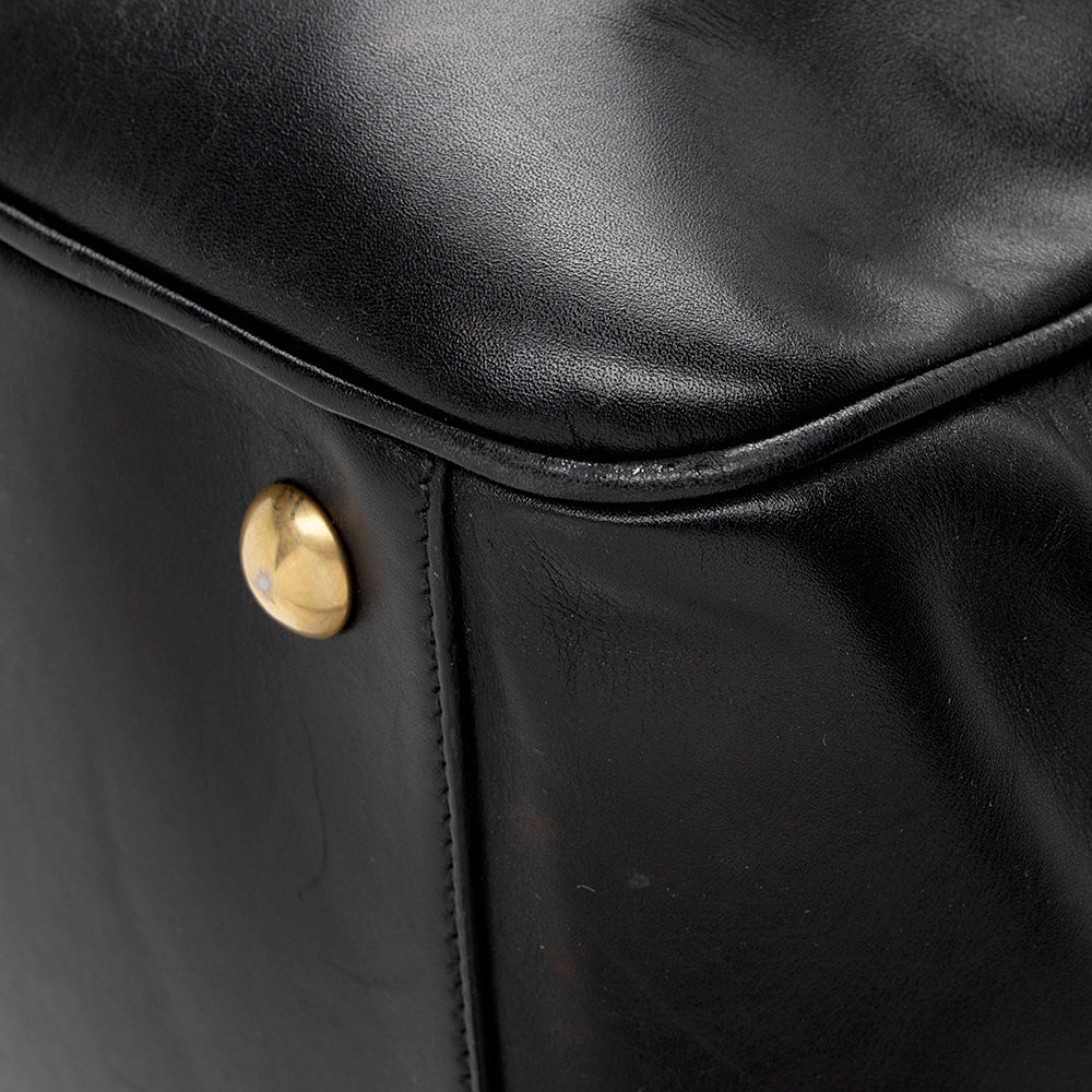 Saint Laurent Calfskin Duffle 12 Satchel 14163