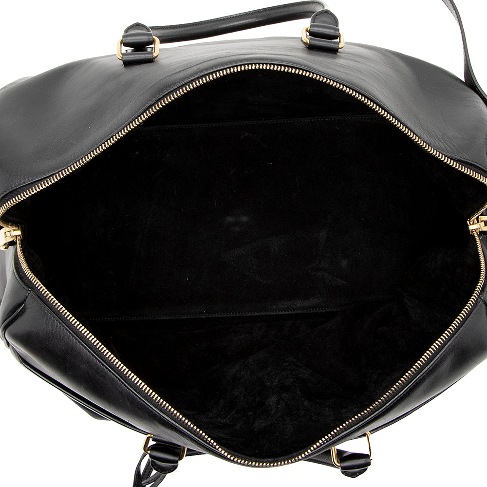 Saint Laurent Calfskin Duffle 12 Satchel 14163