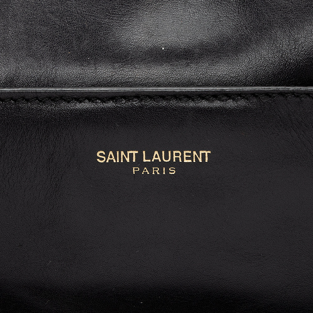 Saint Laurent Calfskin Duffle 12 Satchel 14163