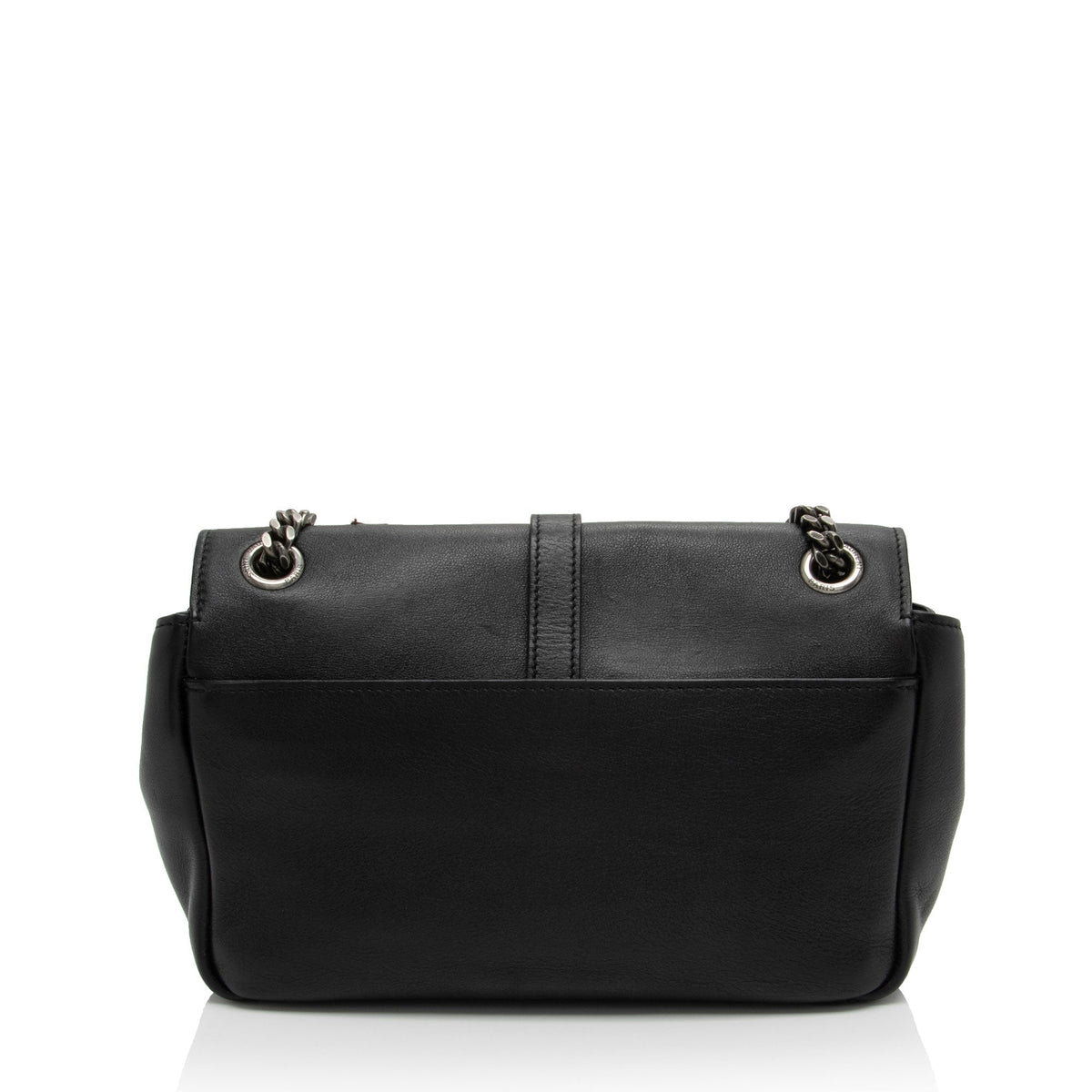 Saint Laurent Calfskin Heart Patchwork Monogram Chain Wallet jEB9si