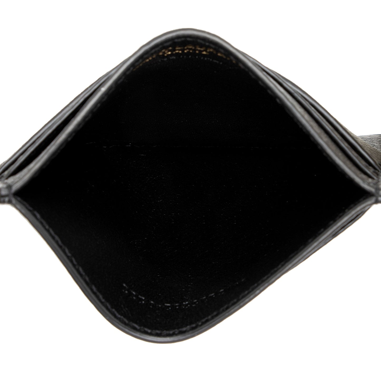 Saint Laurent Calfskin Monogram Tiny Cassandre Card Case XxCMHH