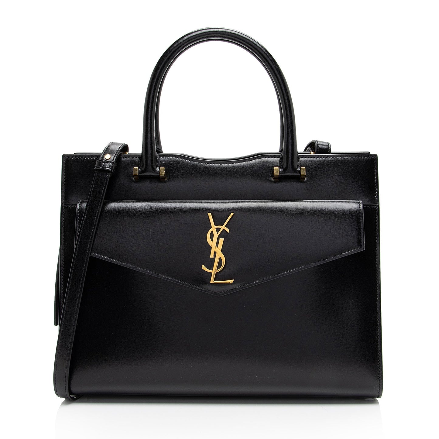 Saint Laurent Calfskin Monogram Uptown Medium Tote Z82BDJ