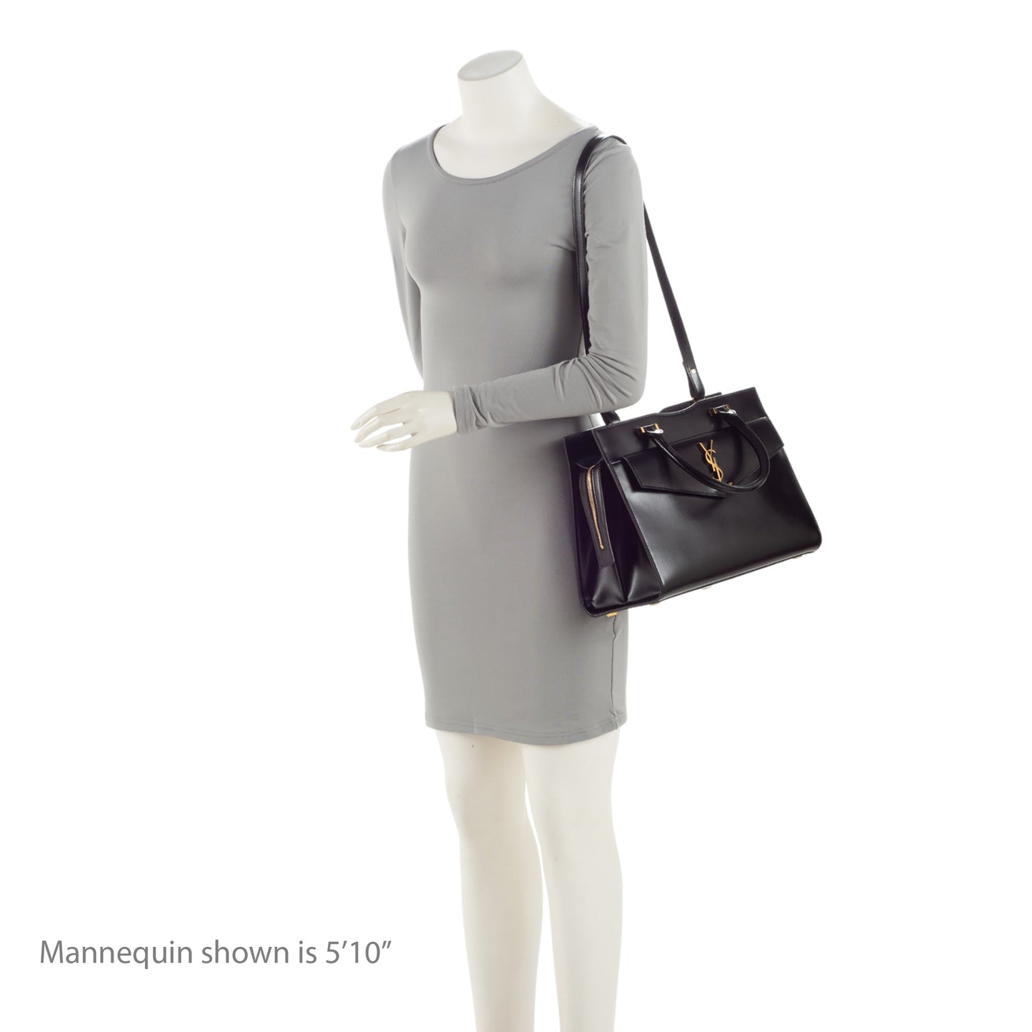 Saint Laurent Calfskin Monogram Uptown Medium Tote Z82BDJ