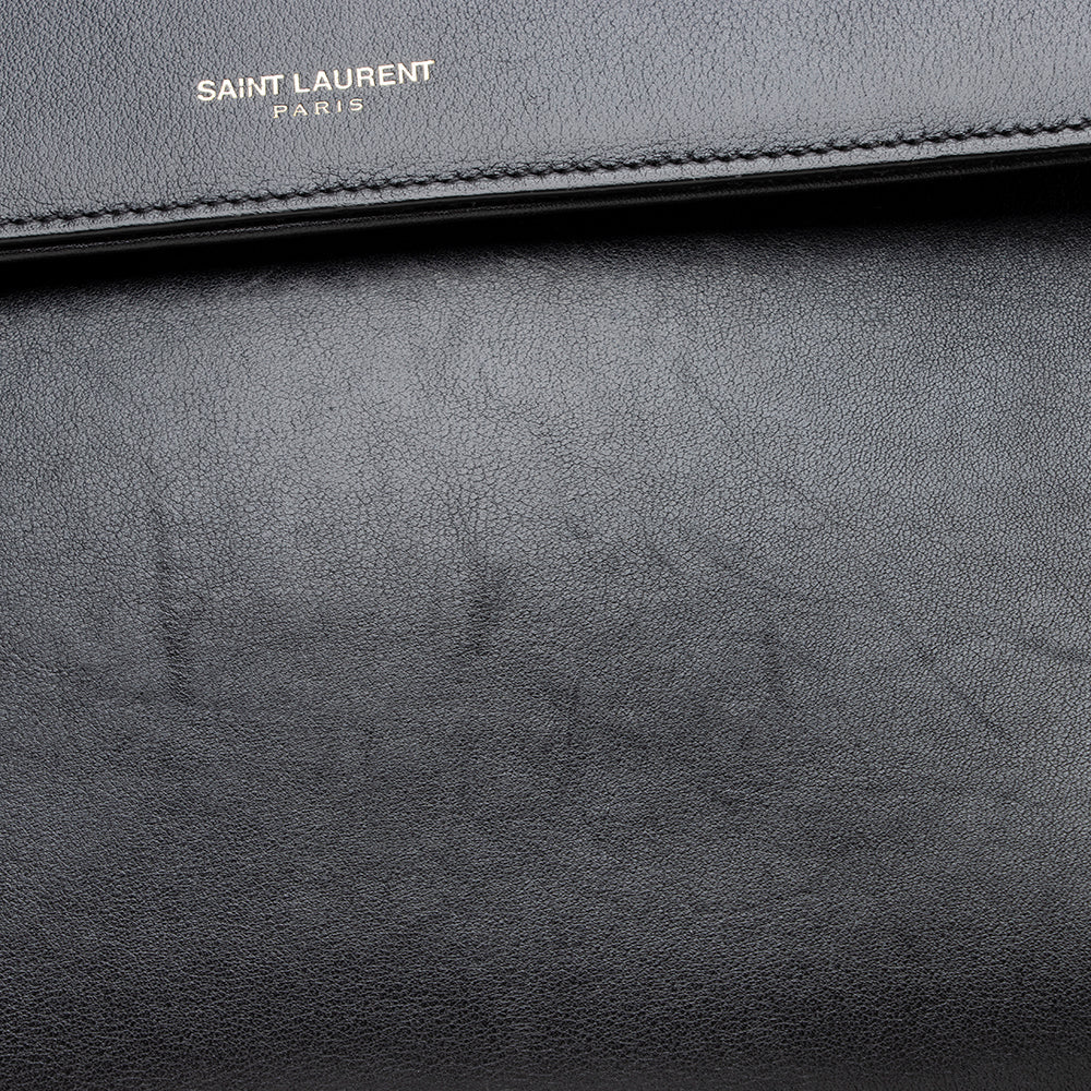 Saint Laurent Calfskin Moujik Small Satchel 16543