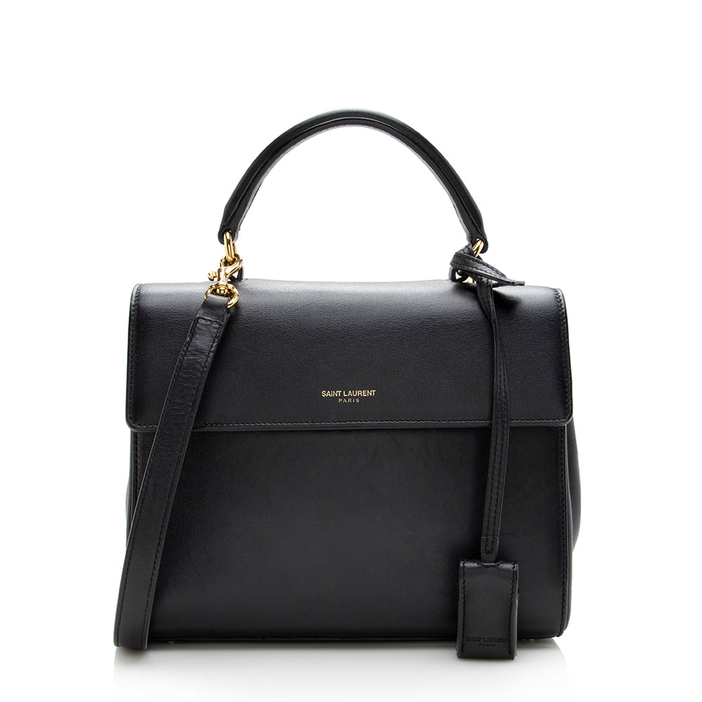 Saint Laurent Calfskin Moujik Small Satchel 16543