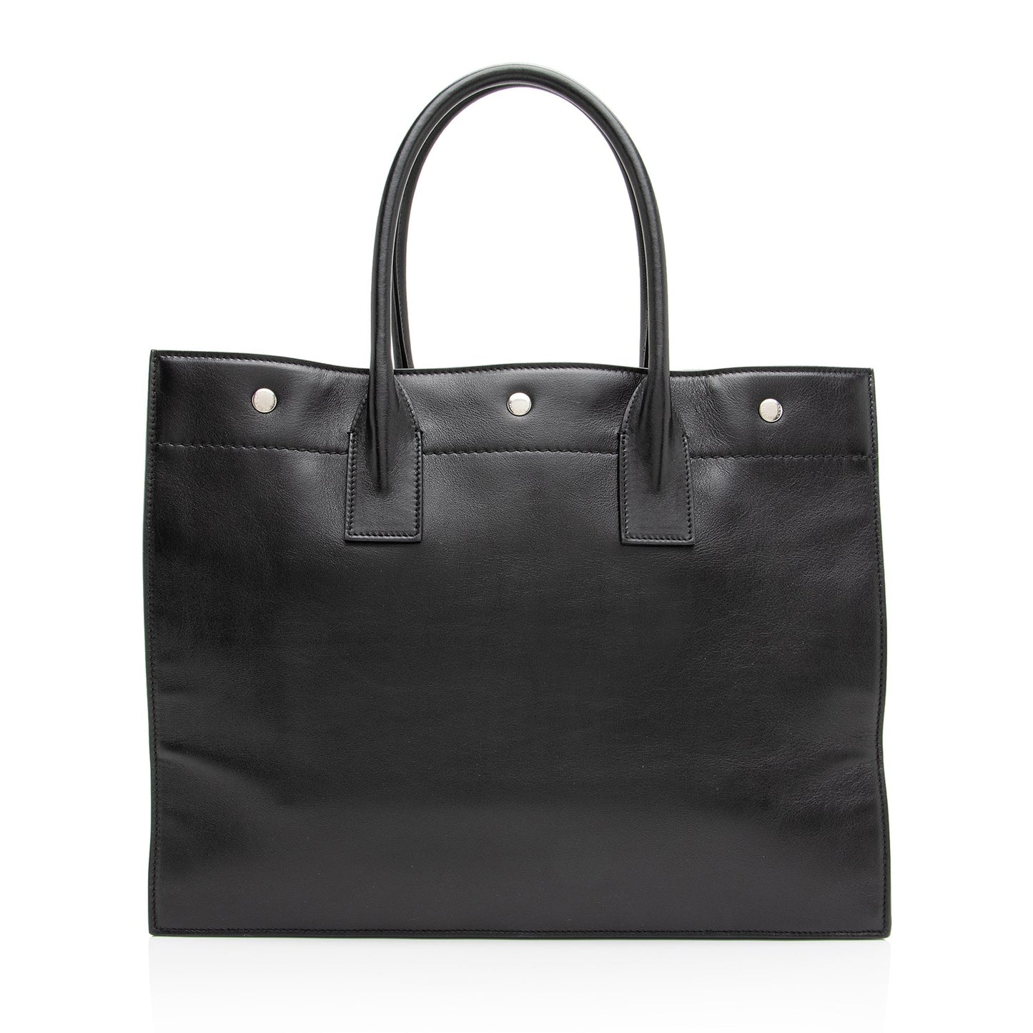 Saint Laurent Calfskin Rive Gauche Small Tote 23409