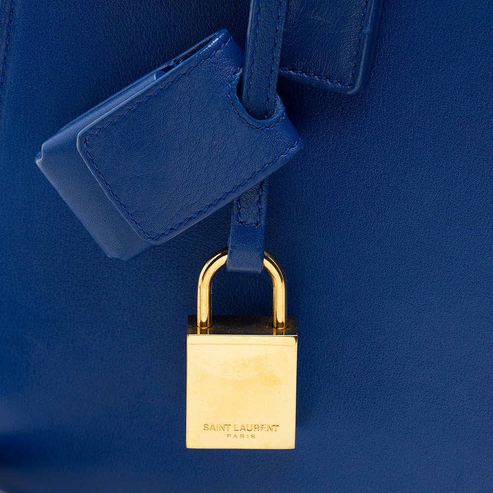Saint Laurent Calfskin Sac De Jour Nano Tote 17972