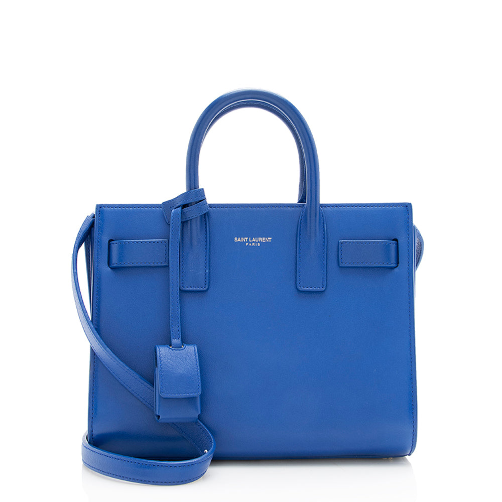 Saint Laurent Calfskin Sac De Jour Nano Tote 17972