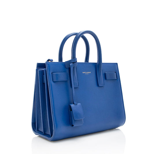 Saint Laurent Calfskin Sac De Jour Nano Tote 17972