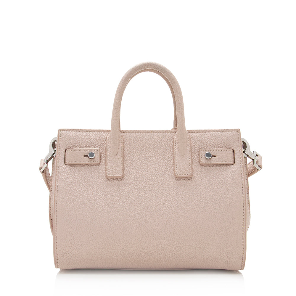 Saint Laurent Calfskin Sac De Jour Nano Tote 20967