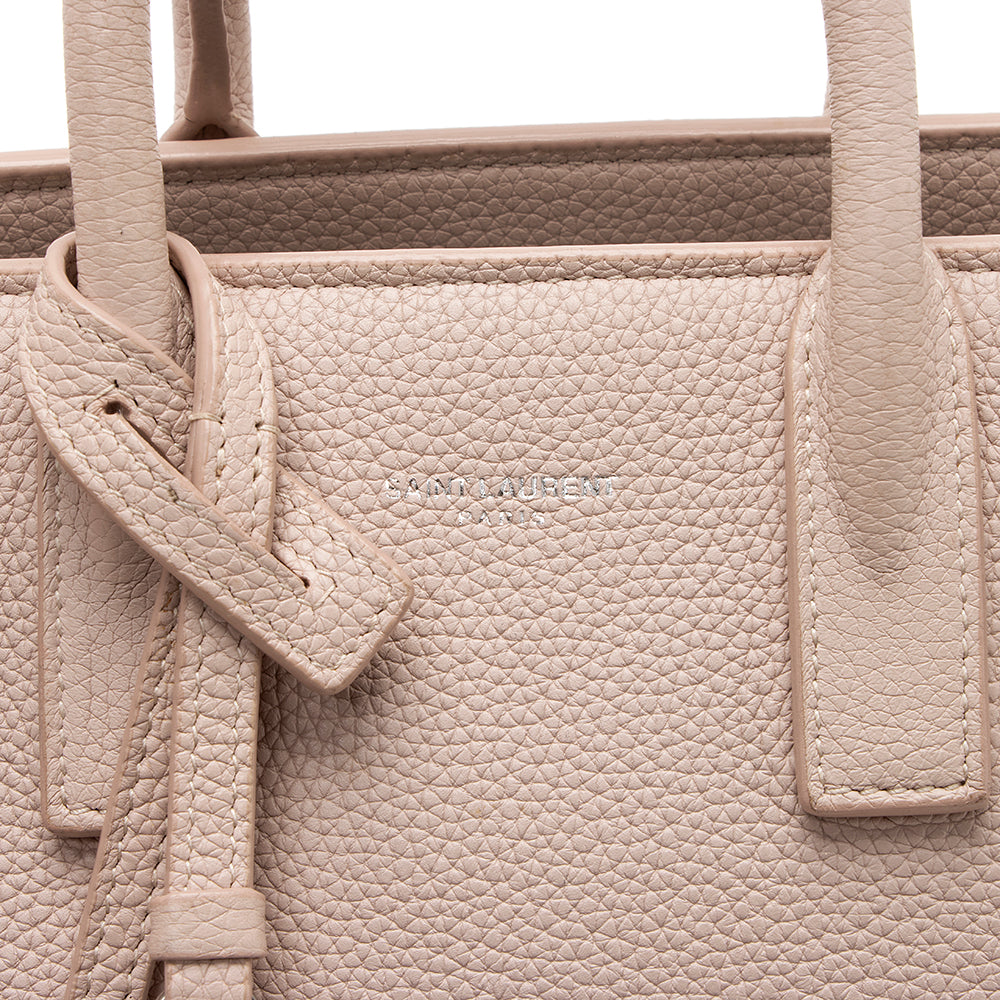Saint Laurent Calfskin Sac De Jour Nano Tote 20967