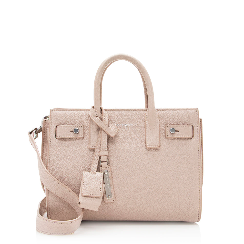 Saint Laurent Calfskin Sac De Jour Nano Tote 20967