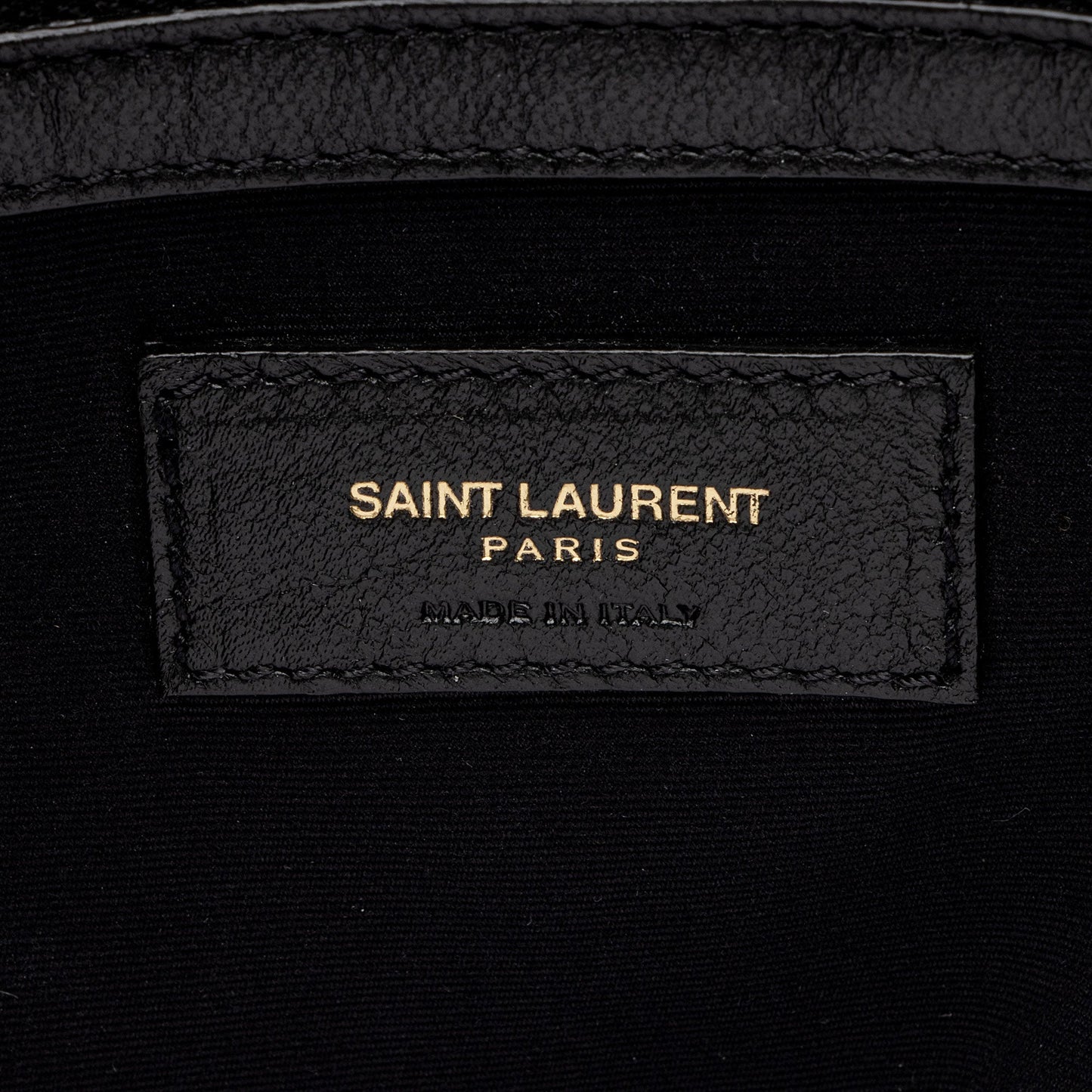 Saint Laurent Linen Calfskin Cabas Tote hnokNy