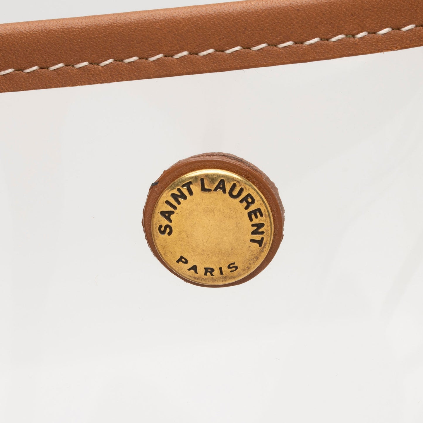 Saint Laurent Calfskin Vinyl Cabas Tote wgVvKm