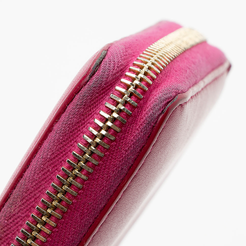 Saint Laurent Calfskin Y Ligne Zip Around Wallet 15139
