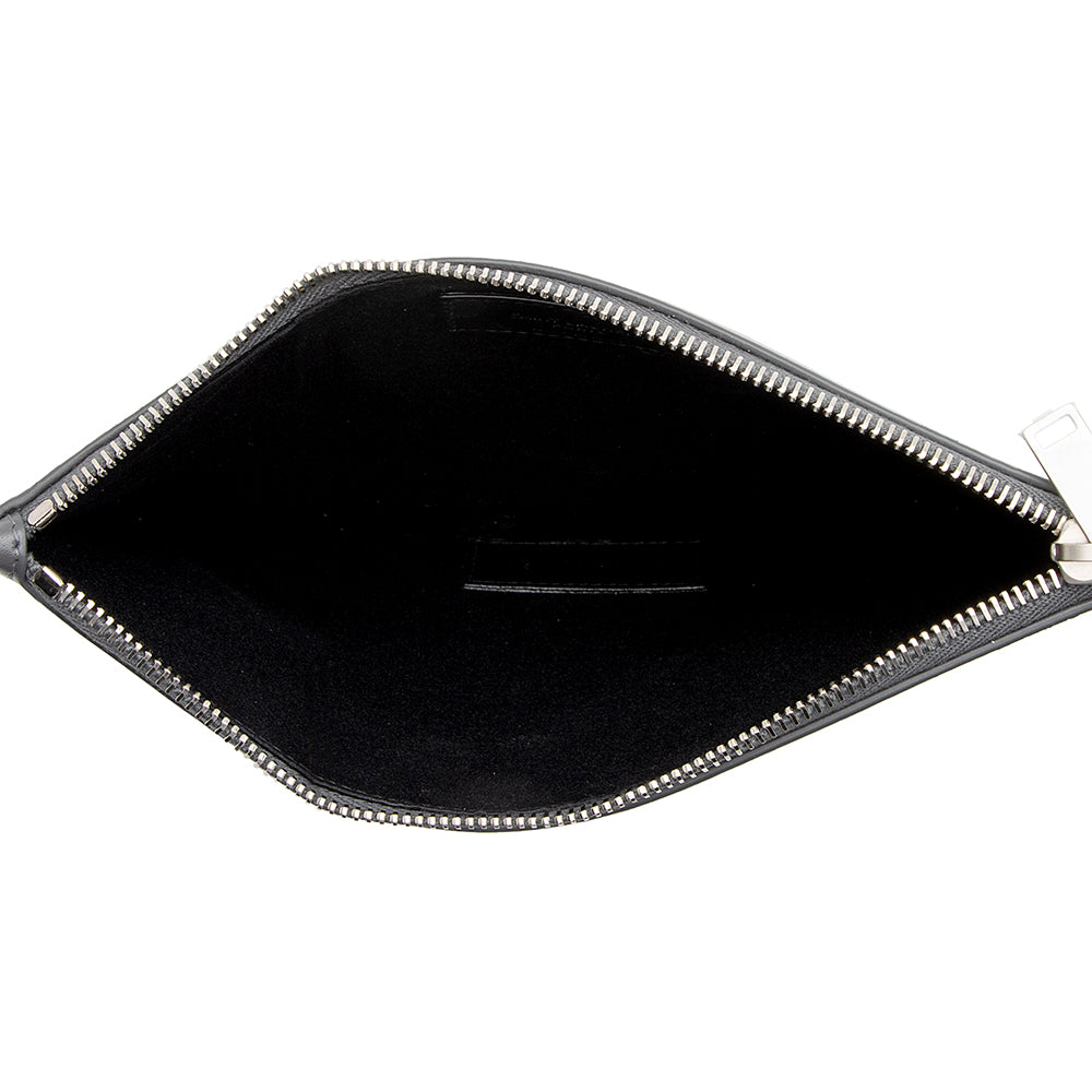 Saint Laurent Calfskin Zip Pouch 22031
