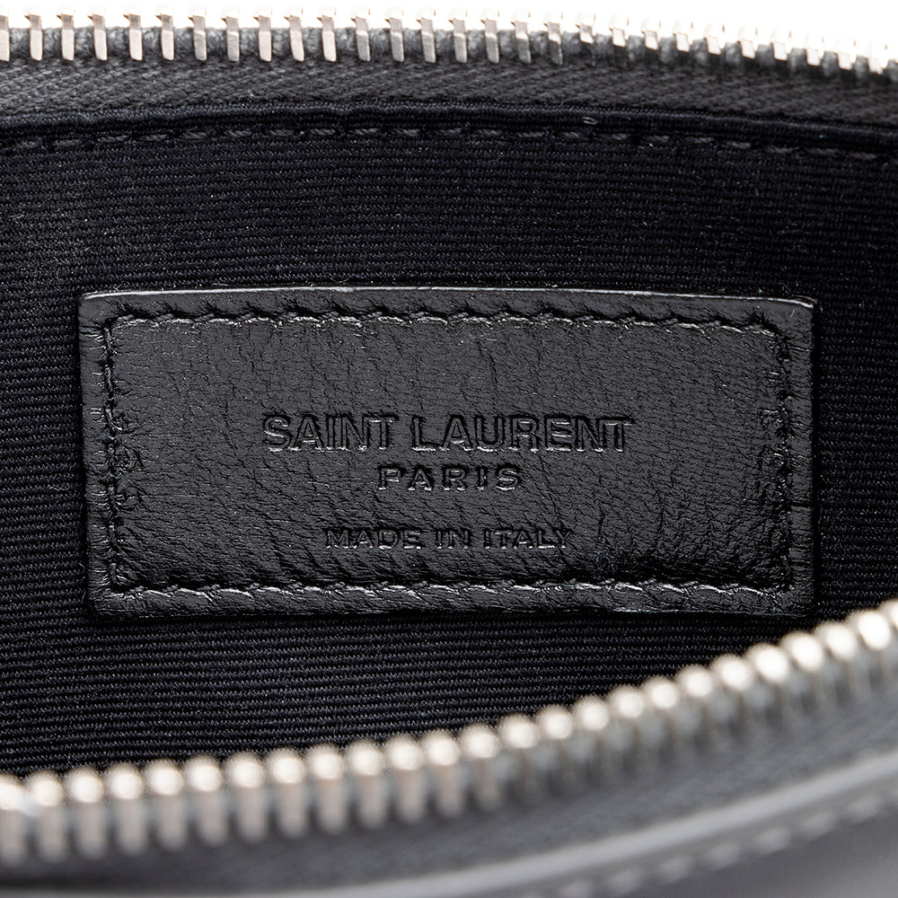 Saint Laurent Calfskin Zip Pouch 22031