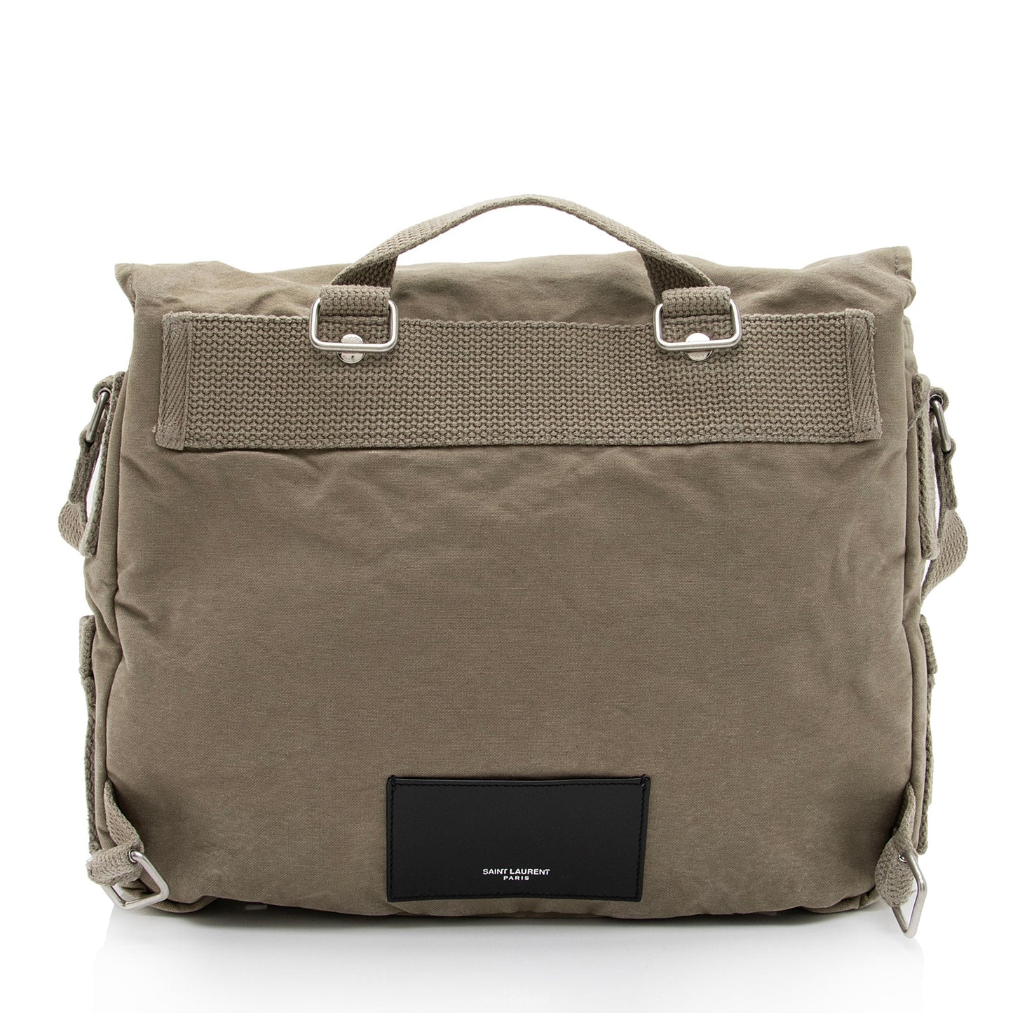 Saint Laurent Canvas Army Messenger tH8n4I