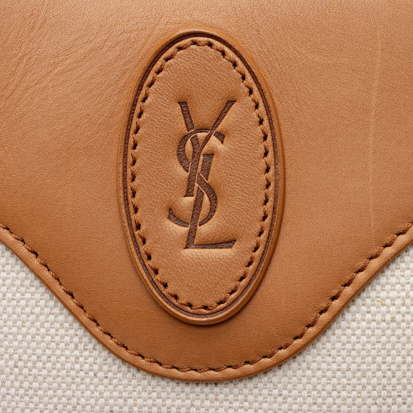 Saint Laurent Canvas Calfskin Monogram Sac Coeur Crossbody XpAZQc