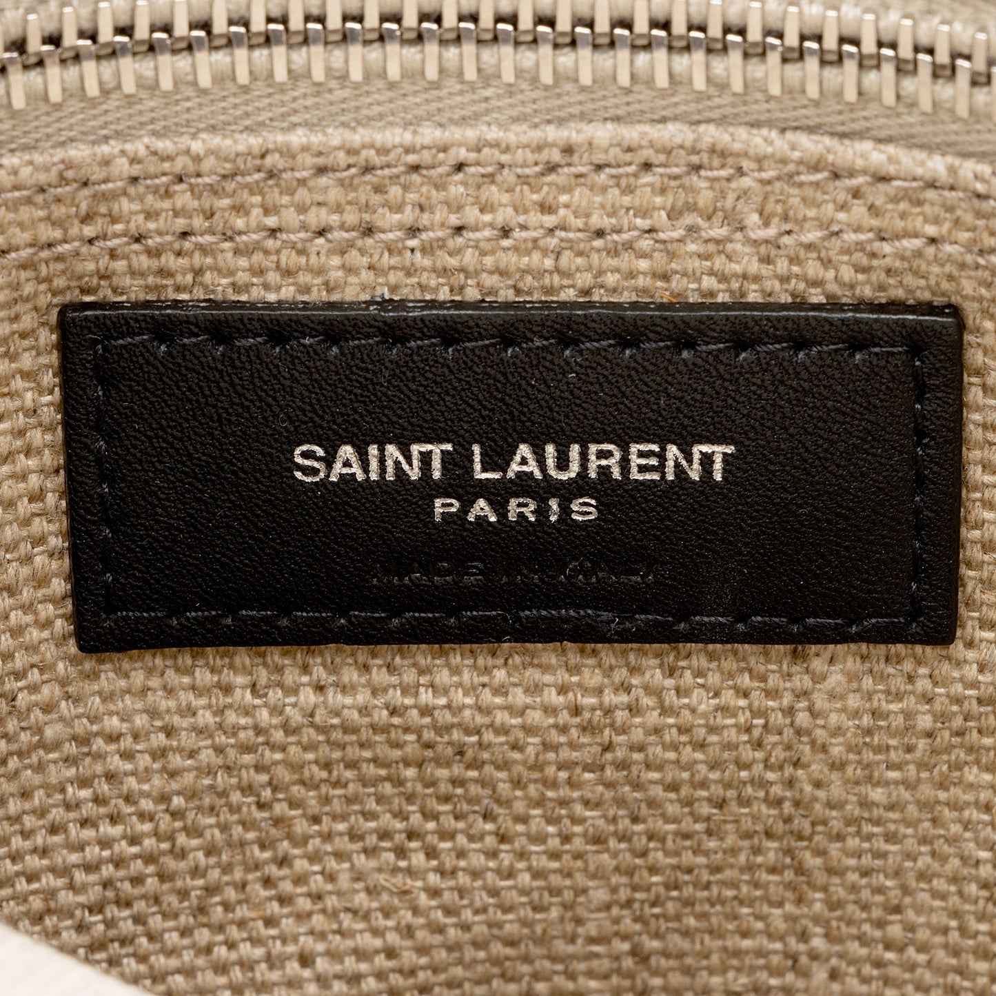 Saint Laurent Canvas Calfskin Rive Gauche Backpack Upp8zK