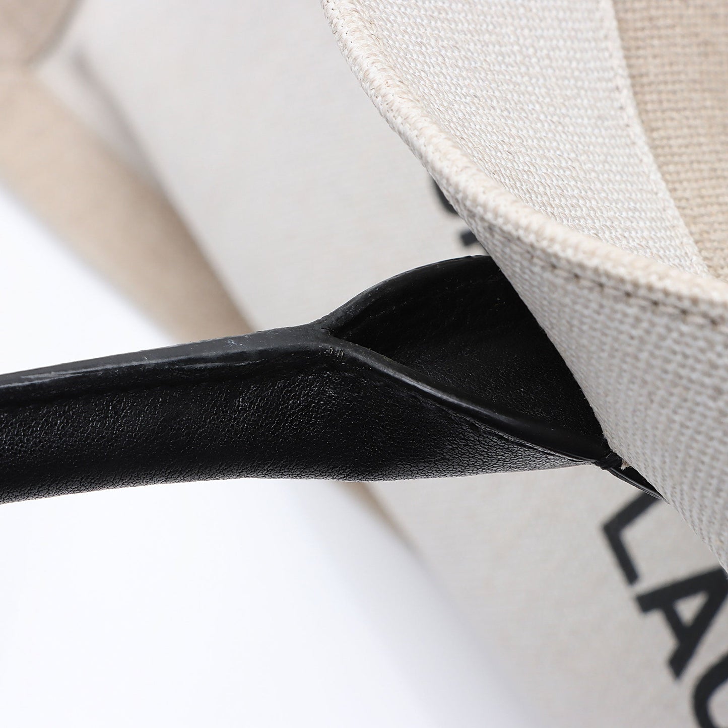 Saint Laurent Canvas Calfskin Rive Gauche Large Tote Ti5Jyi