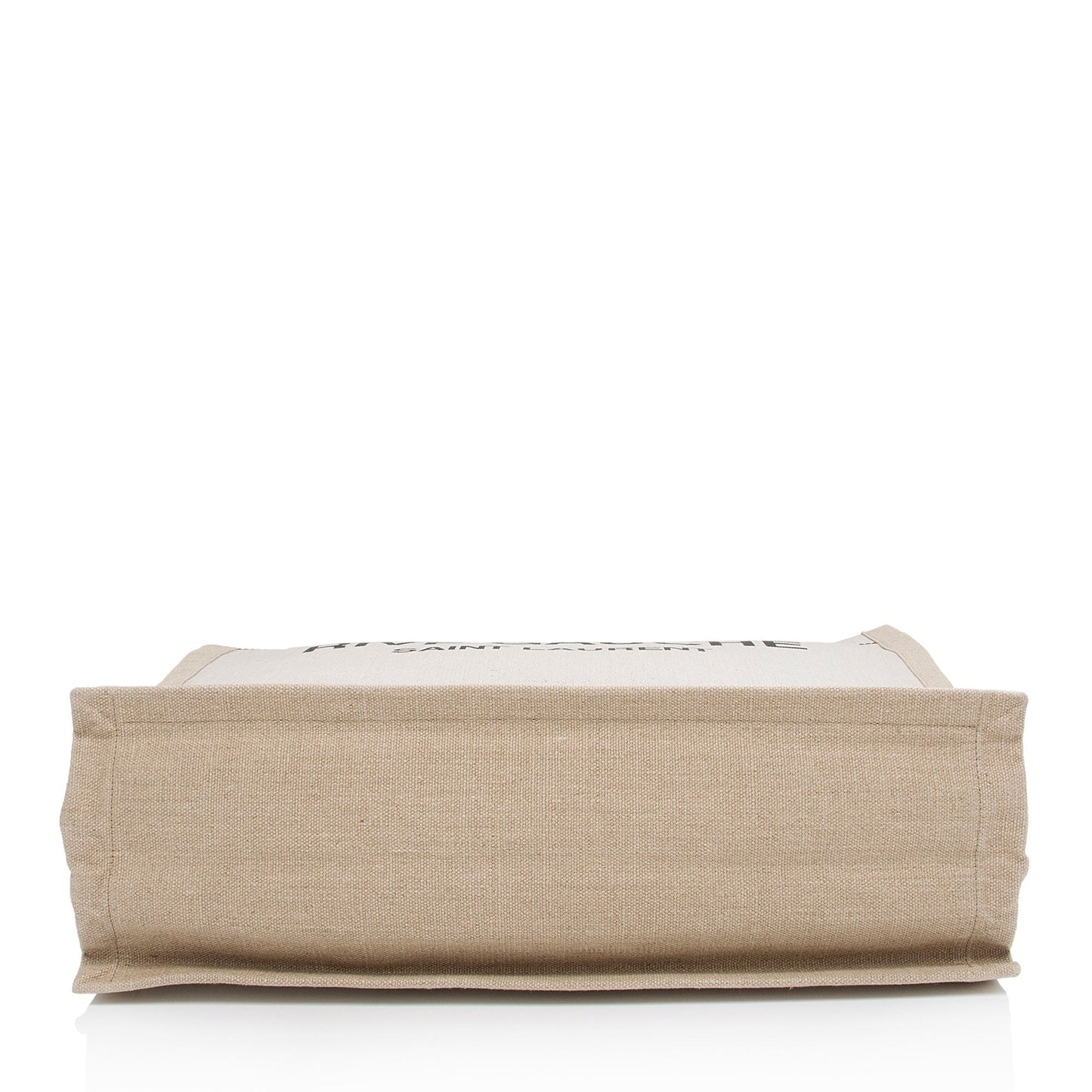 Saint Laurent Canvas Calfskin Rive Gauche Large Tote 3A04Tk