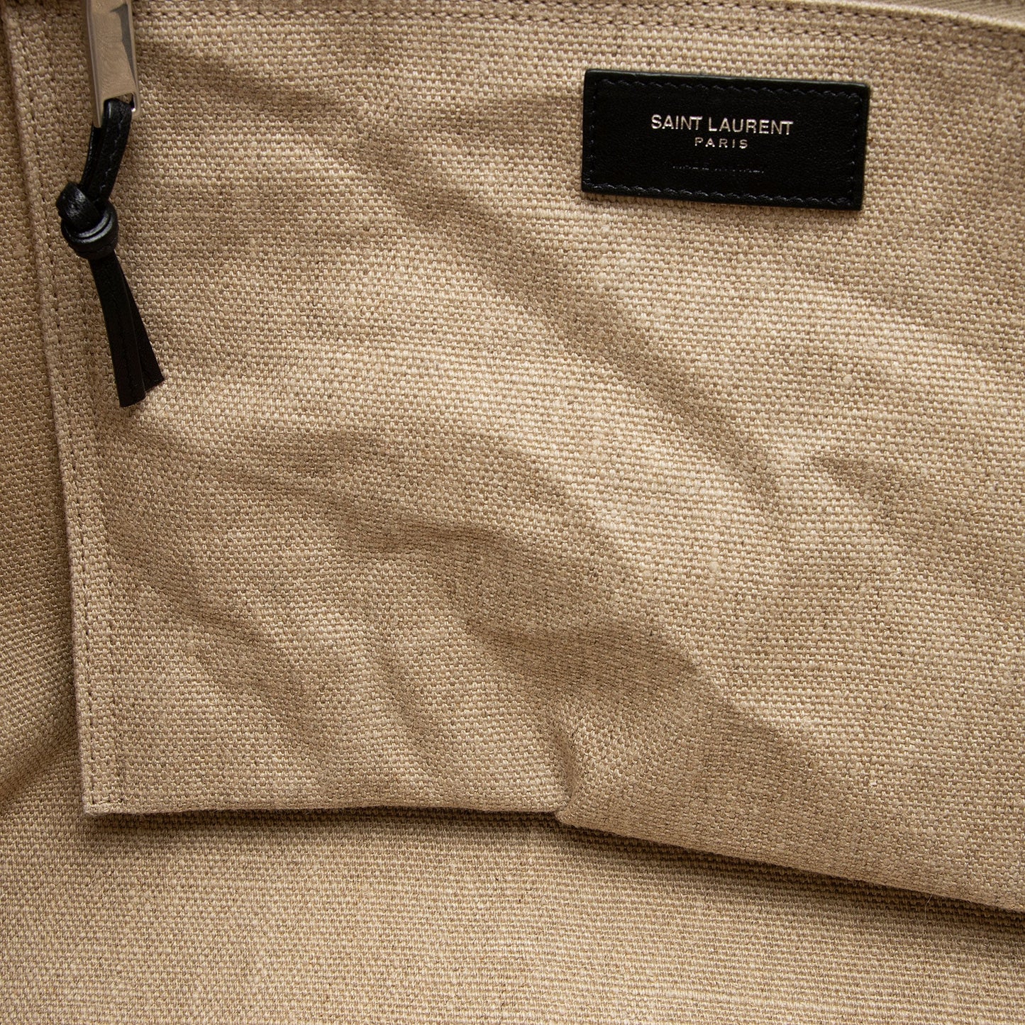 Saint Laurent Canvas Calfskin Rive Gauche Large Tote v2S0Rd