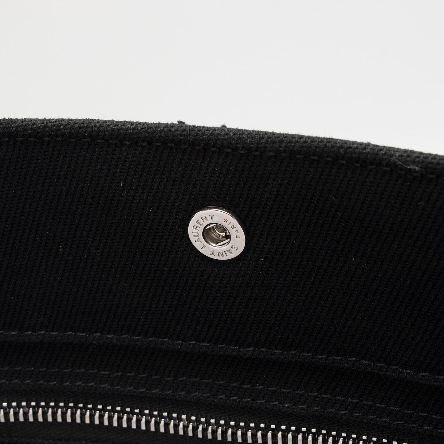 Saint Laurent Linen Calfskin Rive Gauche N/S Tote 6o3kwA