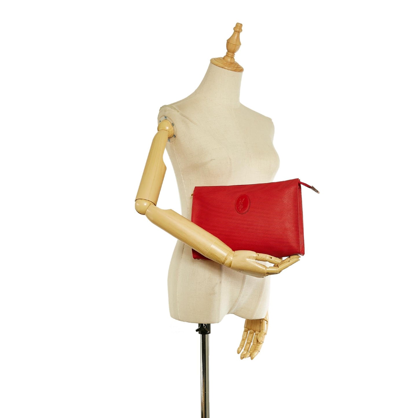 Saint Laurent Canvas Clutch Bag (SHG-26355