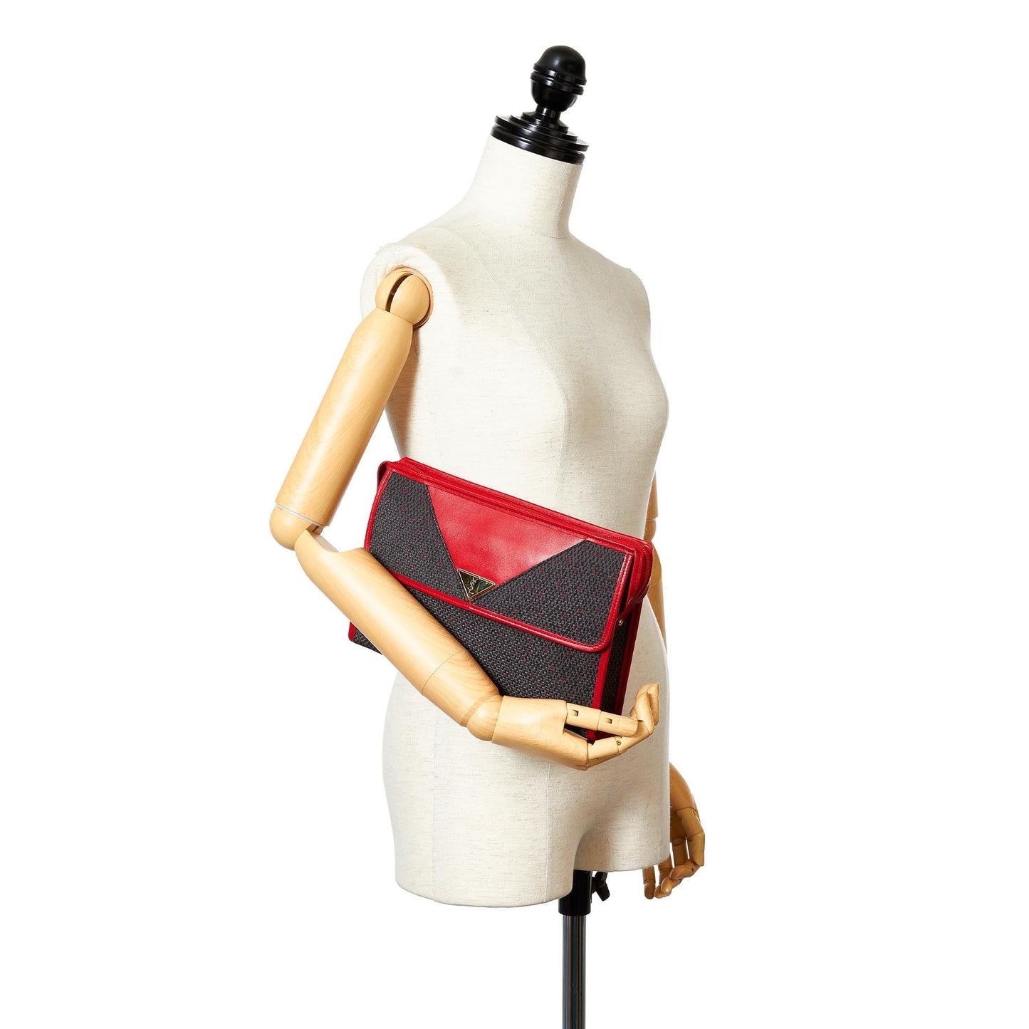 Saint Laurent Canvas Clutch Bag (SHG-31800