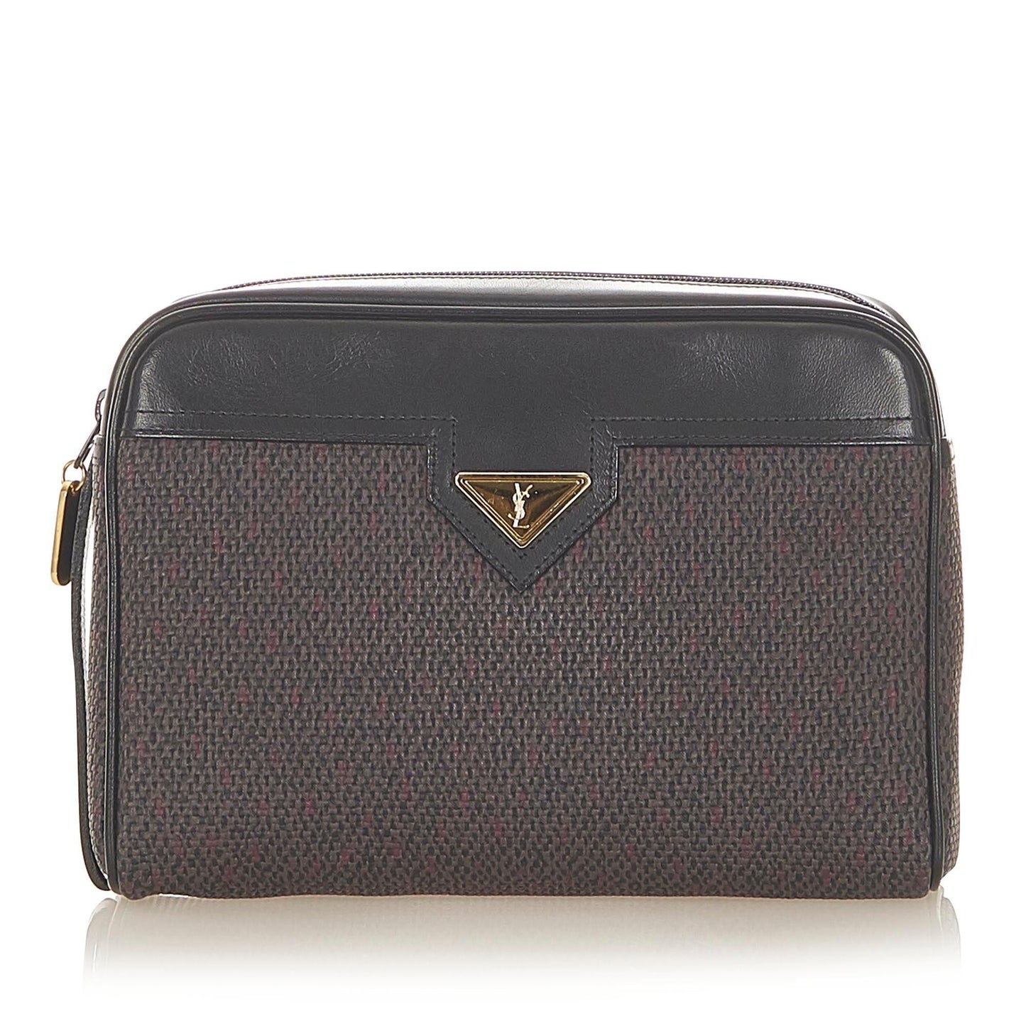 Saint Laurent Canvas Clutch Bag (SHG-36187