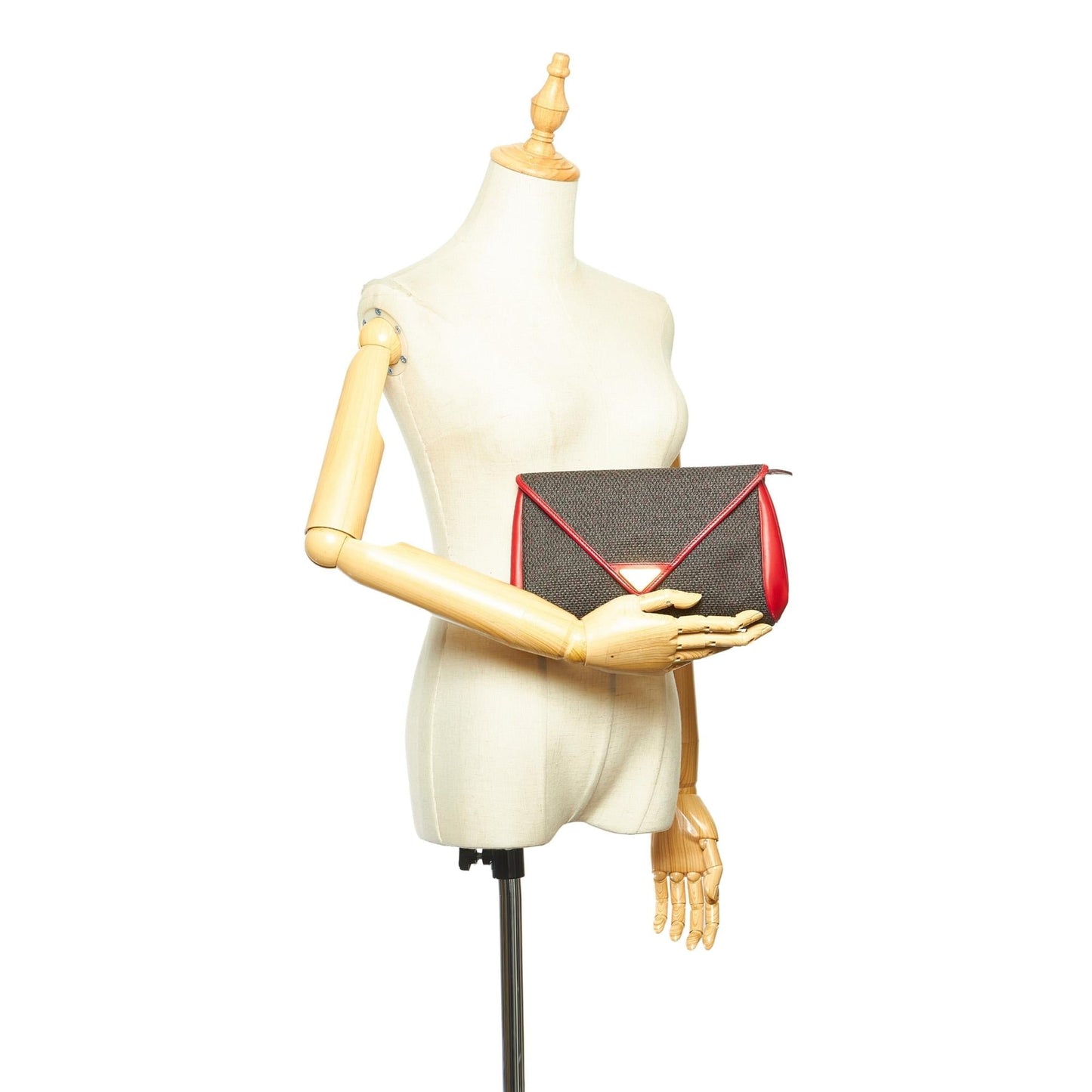 Saint Laurent Canvas Clutch Bag (SHG-36188